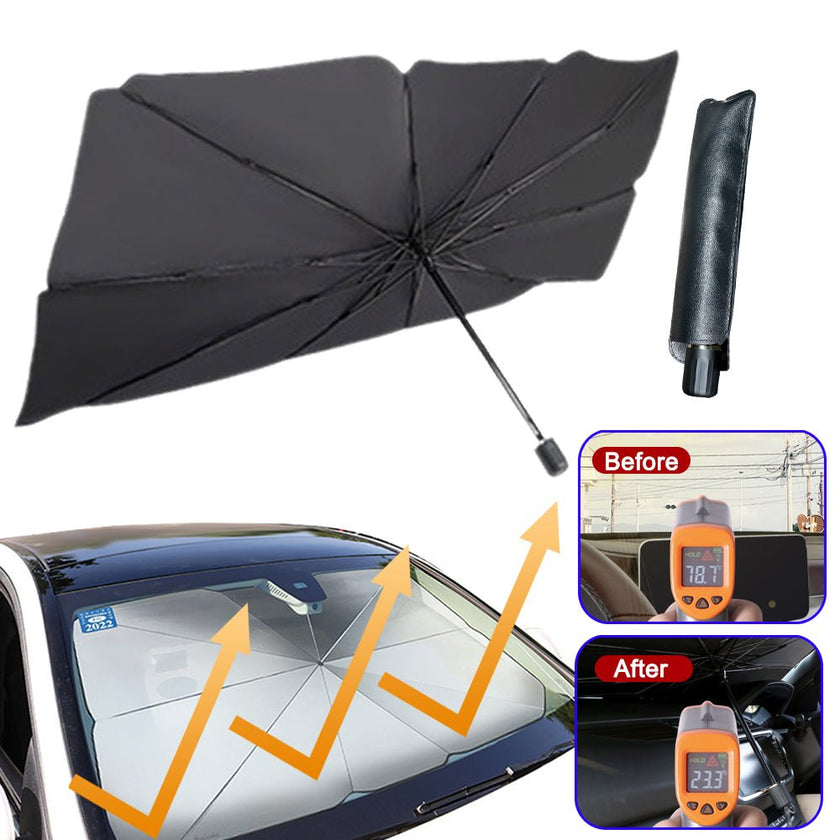 Protect Your Car from the Sun with our Foldable Sun Shade - Heat Insulation, UV Protection, and More! - Limited time Finds