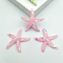 Clear Resin Glitter Starfish Accessories Cream Jewelry Accessories - Limited time Finds