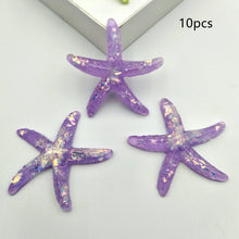 Clear Resin Glitter Starfish Accessories Cream Jewelry Accessories - Limited time Finds