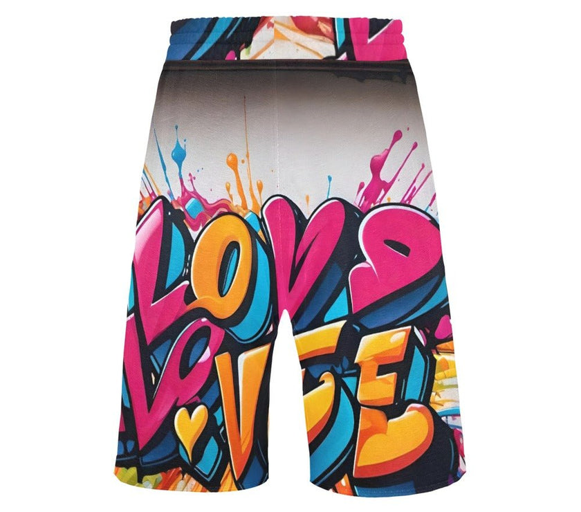 Men's All Over Print Casual Shorts - Limited time Finds