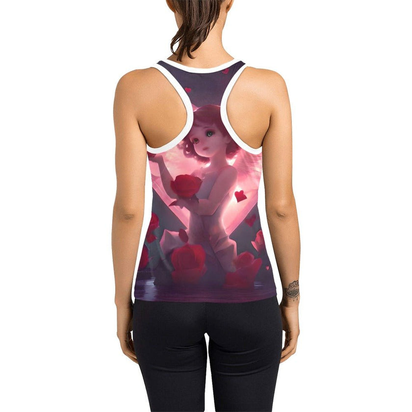 Women's Racerback Tank Top Cupid - Limited time Finds