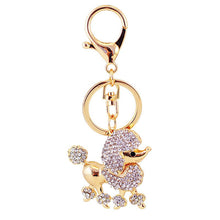 Cartoon Crystal Poodle Puppy Accessories Keychain Pendant Women's Bag Accessories - Limited time Finds