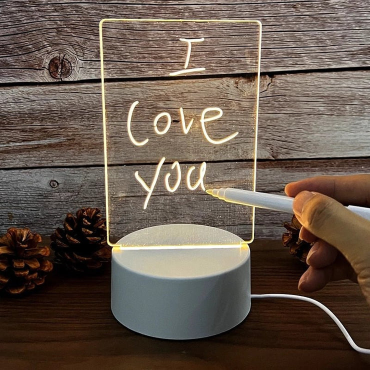 LED Note Board Acrylic Light - Limited time Finds