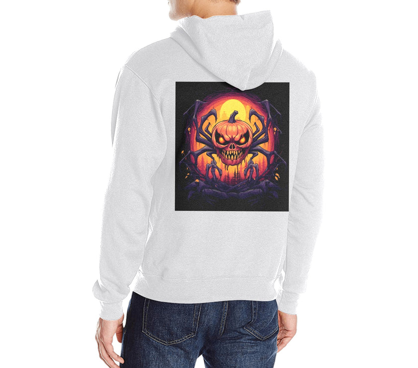 Pumpkin Spice Men's Classic Hooded Sweatshirt (Model H03)