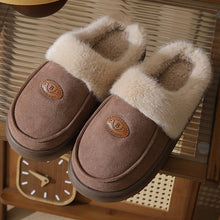 Winter Plush Slippers For Men Casual All - match Warm Suede House Shoes Indoor Non - slip Floor Bedroom Slipper - Limited time Finds