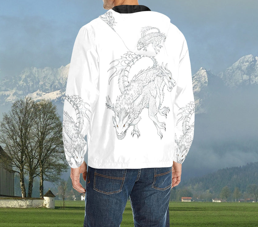 Men's Dragon Quilted Windbreaker