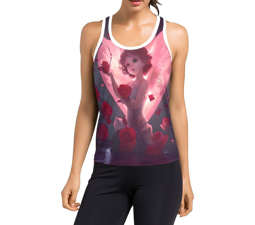 Women's Racerback Tank Top Cupid - Limited time Finds