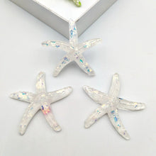 Clear Resin Glitter Starfish Accessories Cream Jewelry Accessories - Limited time Finds