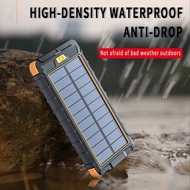 Solar Fast Charging Power Bank Portable 20000mAh Charger Waterproof - Limited time Finds