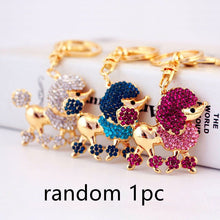 Cartoon Crystal Poodle Puppy Accessories Keychain Pendant Women's Bag Accessories - Limited time Finds