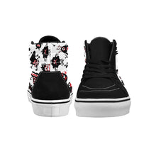 Women's Monster Print High Top Canvas Shoes - Limited time Finds