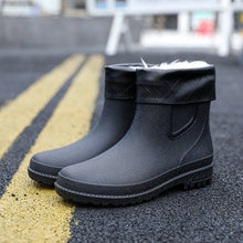 Short Tube Water Shoes Men Rain Boots Autumn And Winter - Limited time Finds