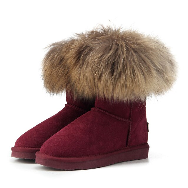 Women's Fox Fur Snow Boots - Limited time Finds