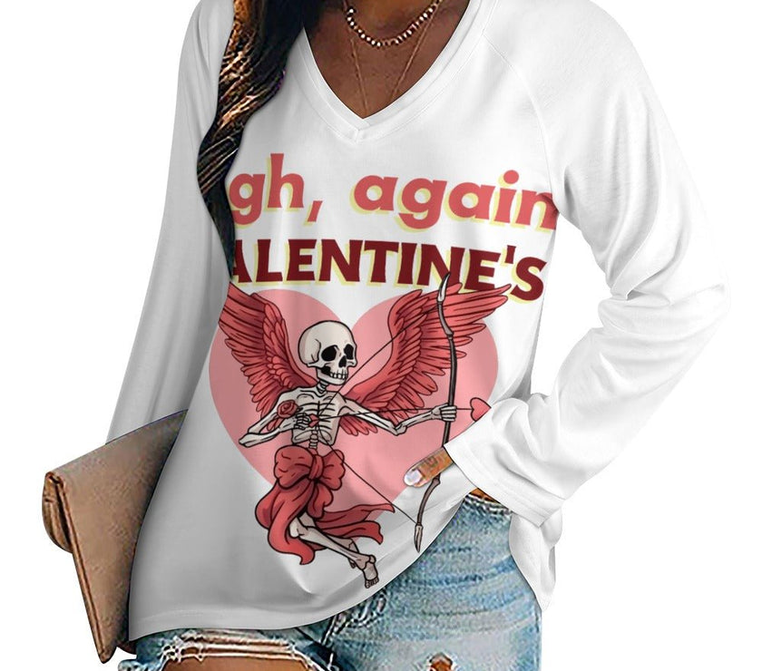 Women's Valentine's Long sleeve loose tee - Limited time Finds