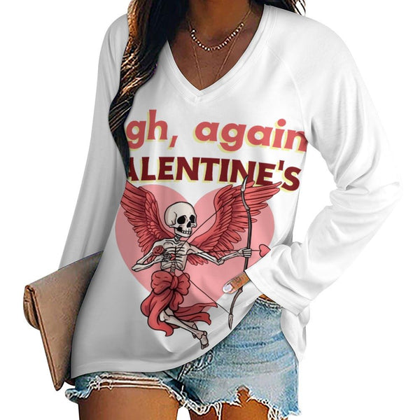 Women's Valentine's Long sleeve loose tee - Limited time Finds