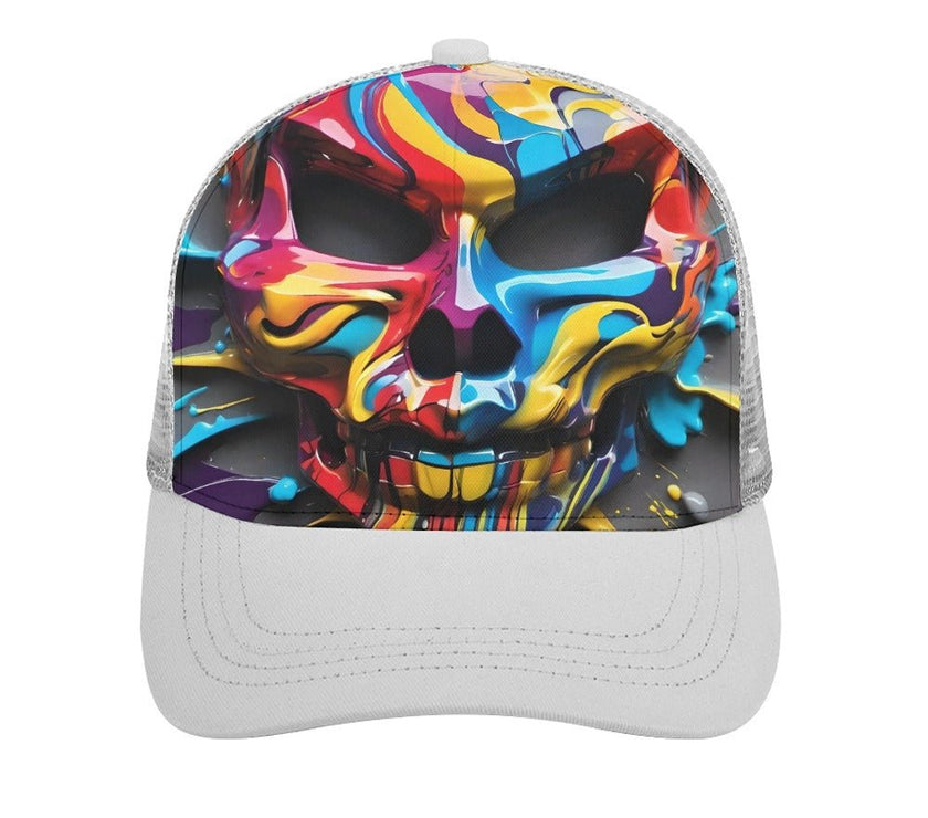 Baseball Cap painted skull - Limited time Finds