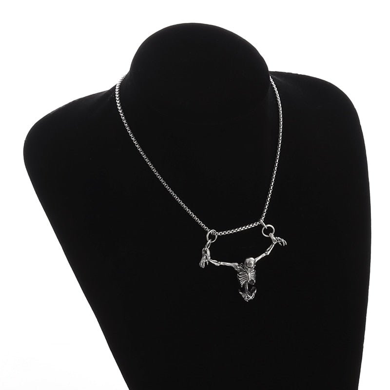 Crucifixion Skull Pendant Necklace - Limited time Finds