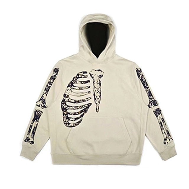 Streetwear Skull Print Men's Hoodies - Limited time Finds