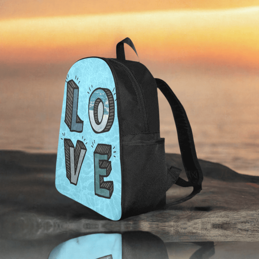 Multi-Pocket Bakpack (Love Ocean) - Limited time Finds