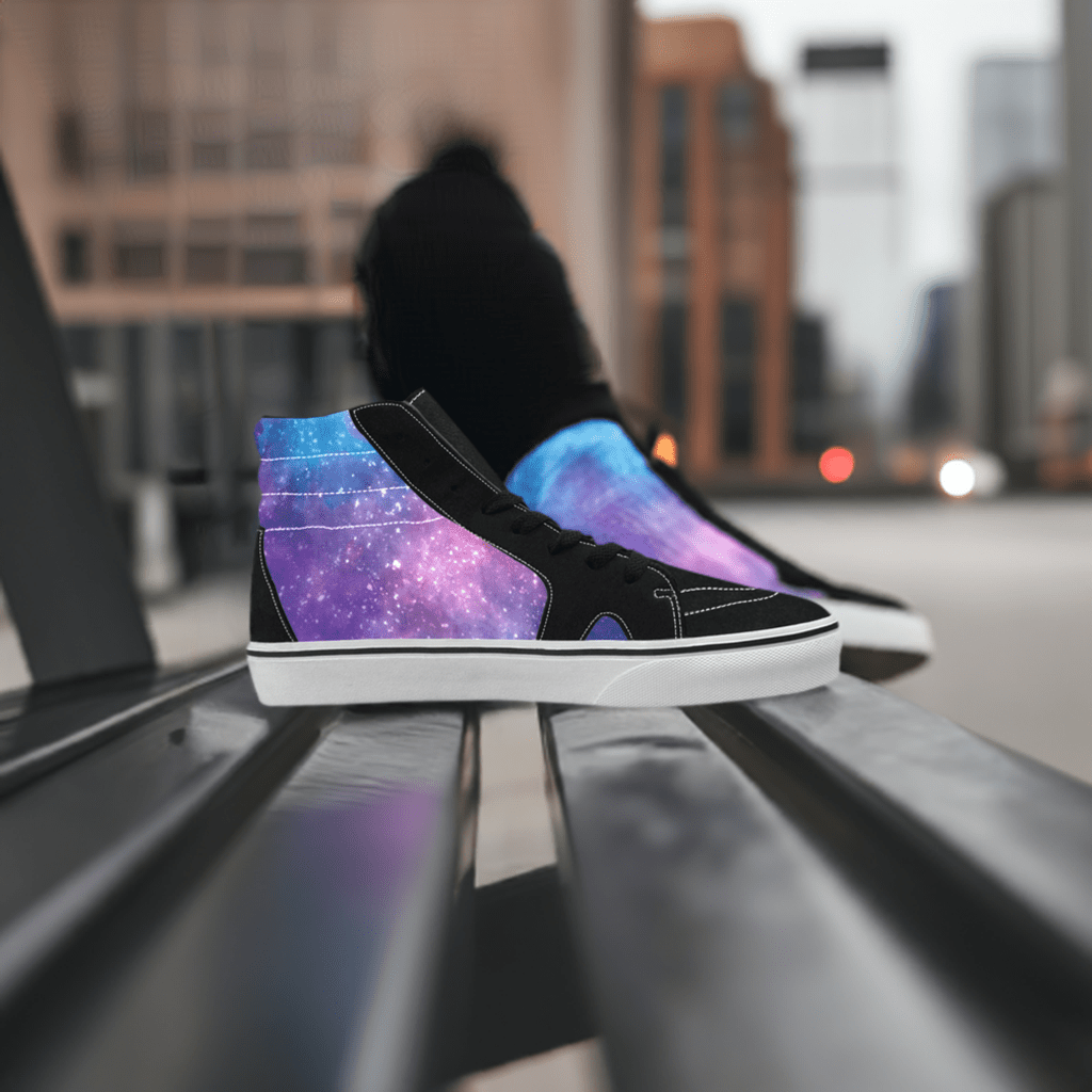 Galaxy Men's High Top Canvas Shoes - Limited time Finds