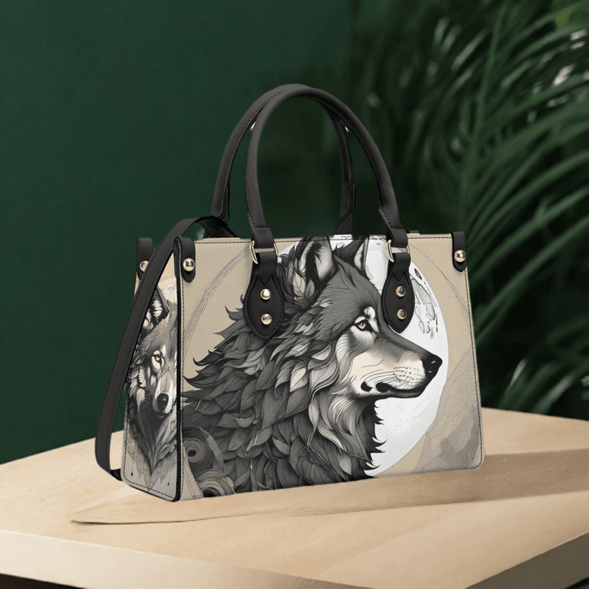 Luxury Women PU Handbag Wolf Moon - Limited time Finds