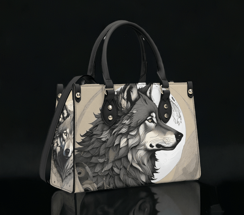 Luxury Women PU Handbag Wolf Moon - Limited time Finds