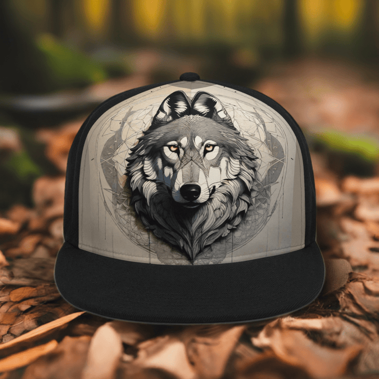 Front Printing Casual Hip-hop Hats wolf design - Limited time Finds