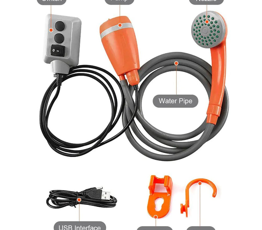 Rechargeable Outdoor Shower. - Limited time Finds