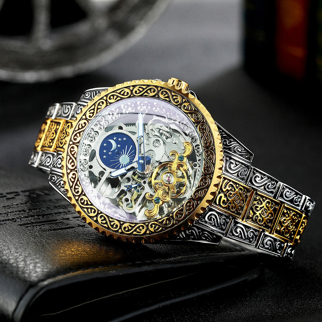 Luxury Moon Phase Mechanical Watches - Limited time Finds