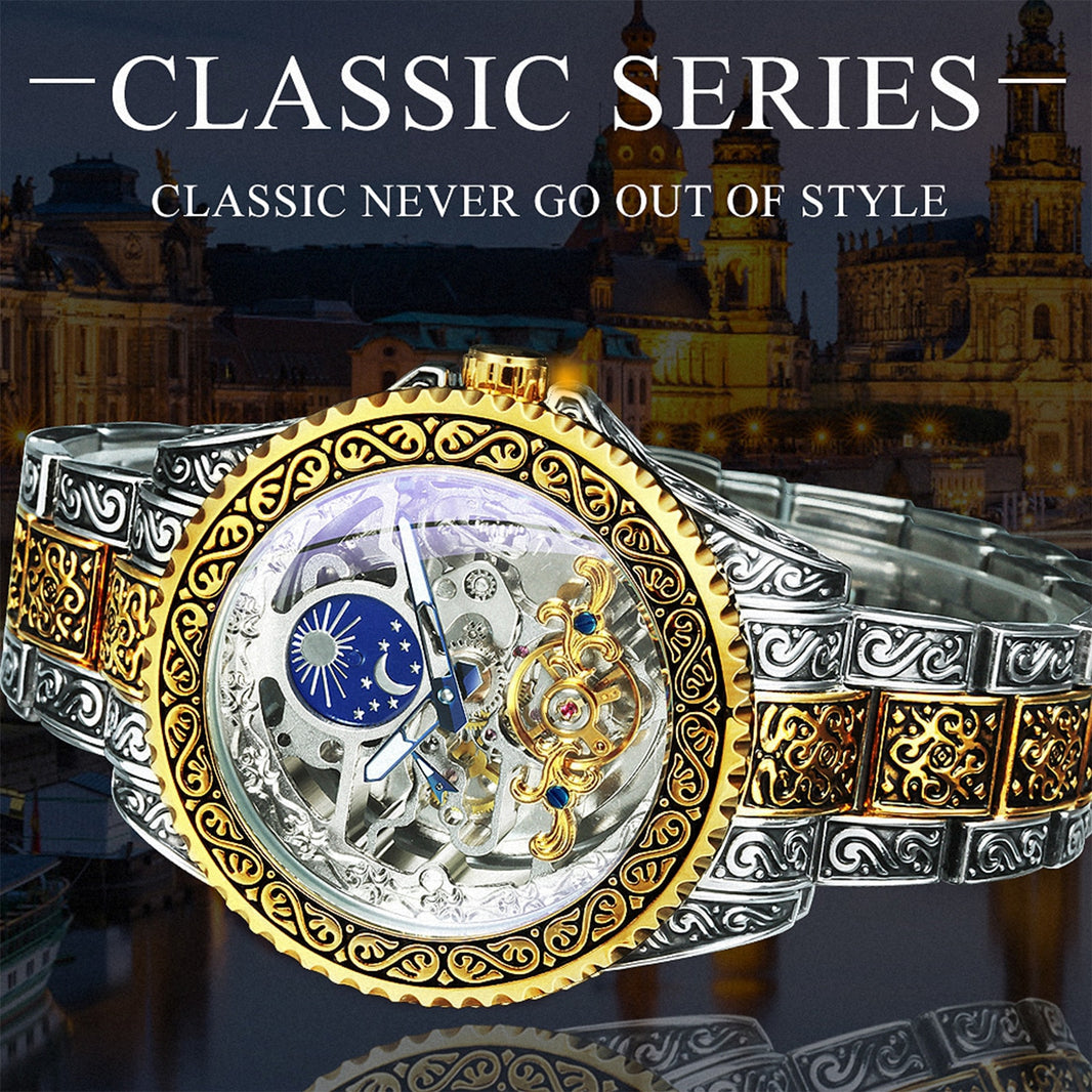 Luxury Moon Phase Mechanical Watches - Limited time Finds