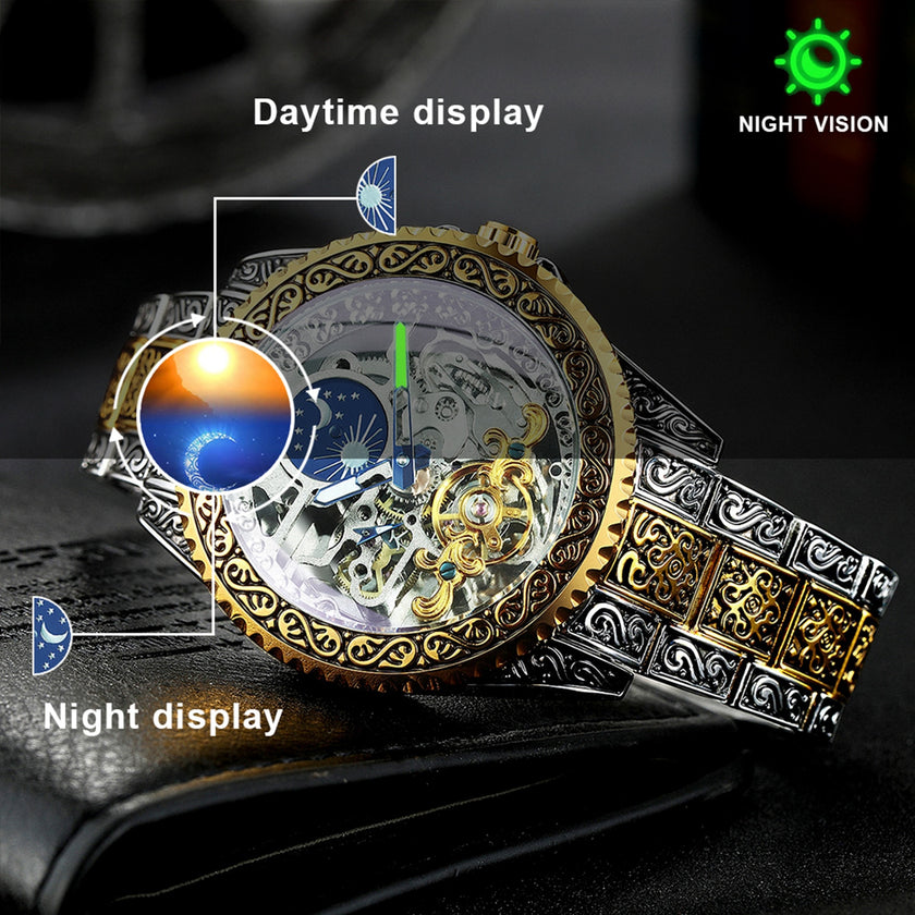 Luxury Moon Phase Mechanical Watches - Limited time Finds